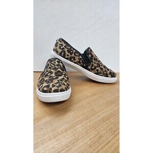Steve Madden Shoes Womens Size 9.5 Leopard Print Quilted Slip On Ecentrcq Casual